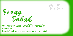 virag dobak business card